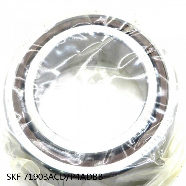 71903ACD/P4ADBB SKF Super Precision,Super Precision Bearings,Super Precision Angular Contact,71900 Series,25 Degree Contact Angle