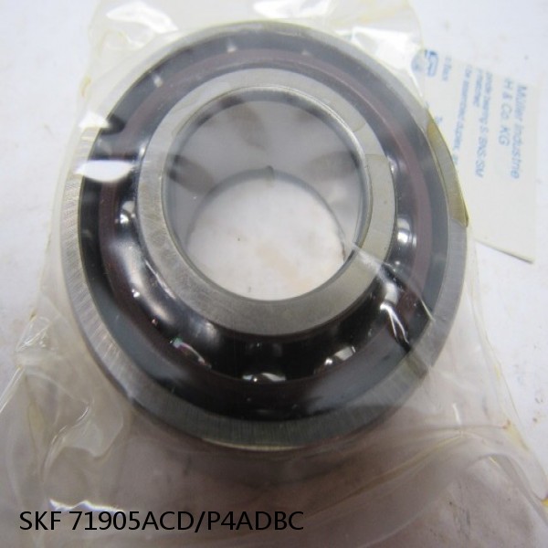 71905ACD/P4ADBC SKF Super Precision,Super Precision Bearings,Super Precision Angular Contact,71900 Series,25 Degree Contact Angle